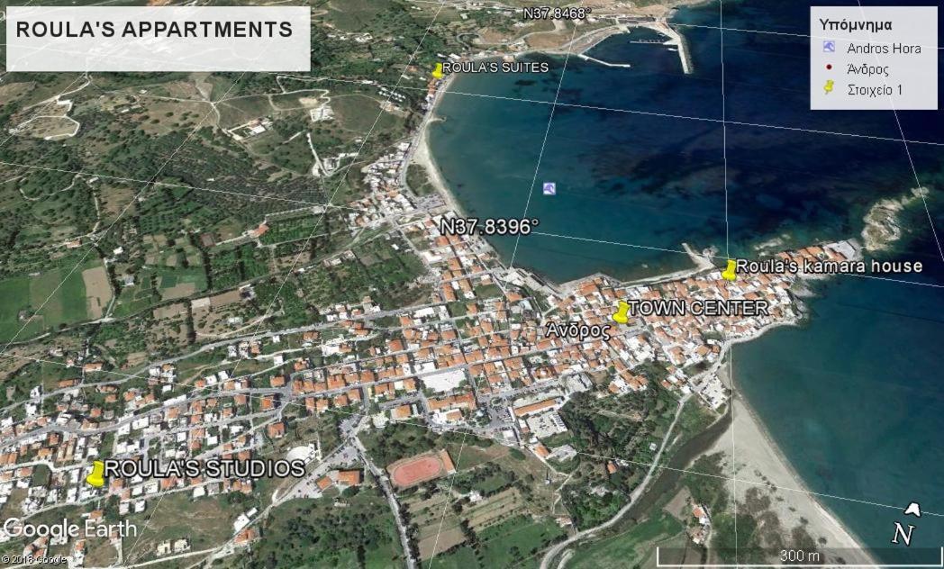 Roula'S Suites Ándros Exteriör bild